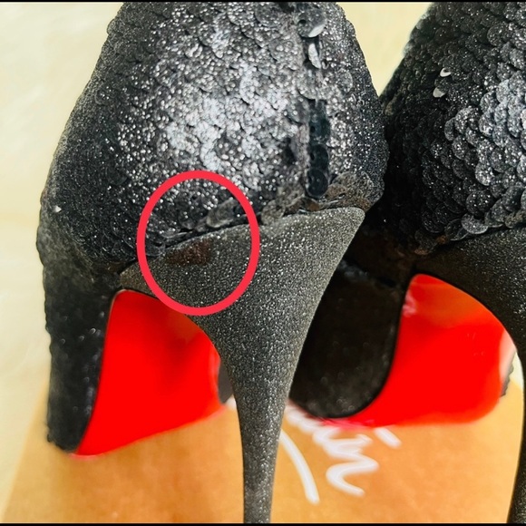 🍾🥂SOLD🥳Christian Louboutin Sequin Heels - Picture 9 of 9